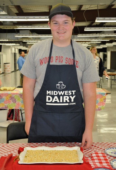 Luke Baker of Benton County and his winning dish